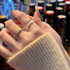 Japanese and Korean natural agate ring female ins niche