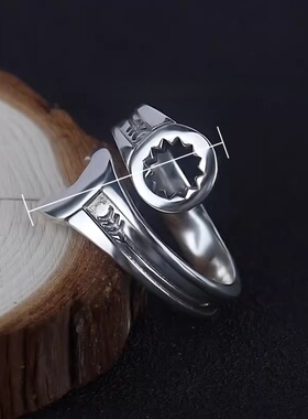 原创设计扳手戒指个性男士指环