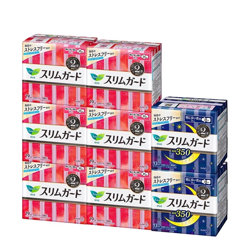 Японские салфетки, официальный продукт, 25см, 19 штук, ночное использование, 35см, 13 штук