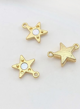 铜镀金磁扣手链项链磁铁扣收尾