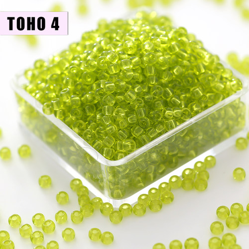 日本米珠 TOHO东宝 纯透明玻璃珠2mm 11/0串珠材料 DIY手工配件 - 图3