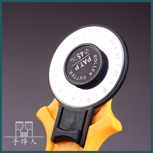切割圆刀台湾九洋滚刀圆切刀diy皮革裁切工具裁布刀直线切割滚刀 - 图0