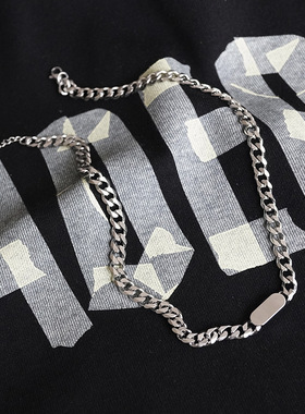 太钢古巴项链女情侣男生项链手链