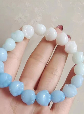 情侣手串仿菩提根手链绕指柔盘玩