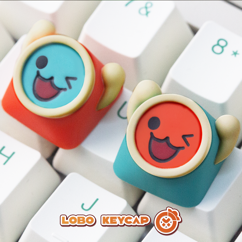 太鼓达人小咔小咚音游个性树脂二次元机械键盘单个键帽ESC,淘宝优惠券,粉丝福利购,淘宝优惠卷