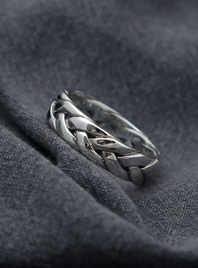 工厂s925纯银饰品泰银男士款光面