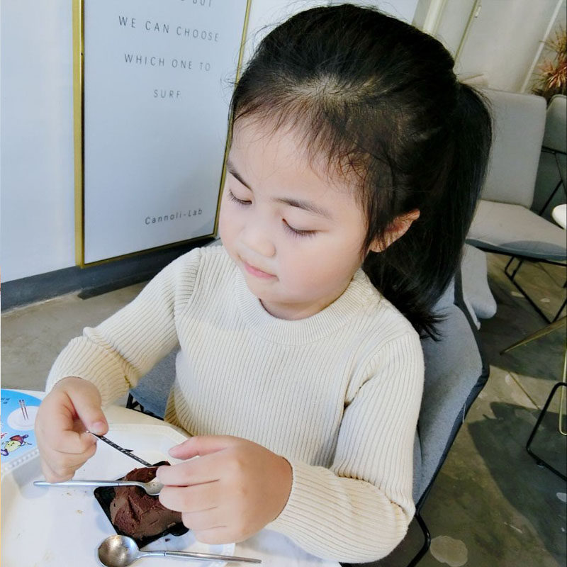 男童宝宝婴幼儿小童秋冬季女童打底毛衣套头针织衫圆领纯色全棉线,淘宝优惠券,粉丝福利购,淘宝优惠卷