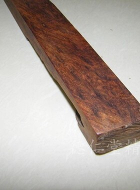 海南黄花梨紫油梨二胡杆板胡杆料唢呐料管子料镇纸芝麻点水波纹A