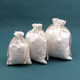 Pack of 10 high-density white cotton bag drawstrings