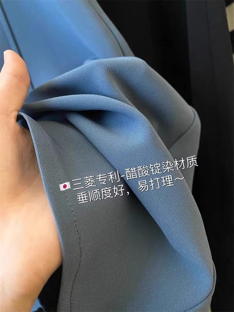 Versatile other solid color waist dress