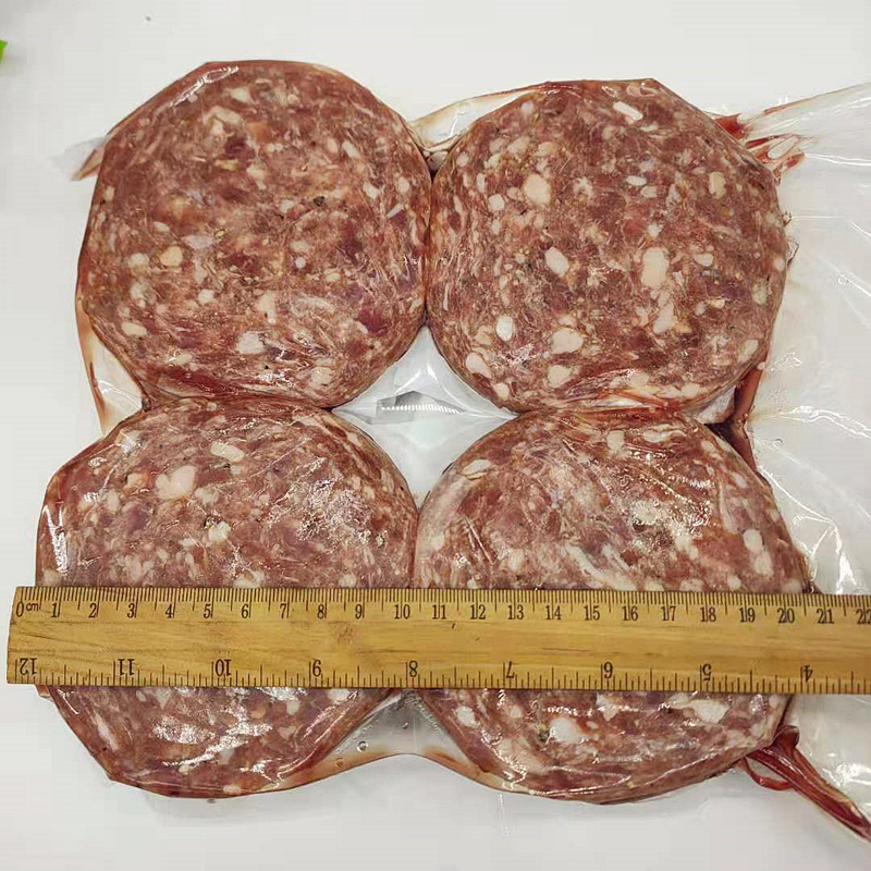 和牛牛肉饼纯肉美式汉堡饼100g*10片早餐黑椒牛肉饼商用肉糜牛排 - 图2