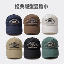 Hong Kong designers joint Stars of the same style Baseball Caps Womens Retro Alphabet Bent Eatery Duck Tongue Cap Man