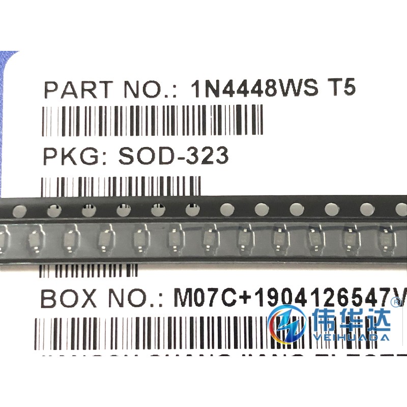 贴片 开关二极管 SOD-323 1N4448WS 丝印T5 0805 原装原厂 50个 - 图2