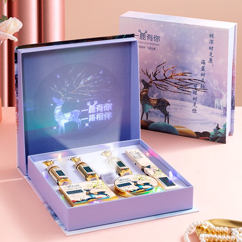 礼盒套装大牌正品全套盒国风口红 光彩年华唇膏/口红
