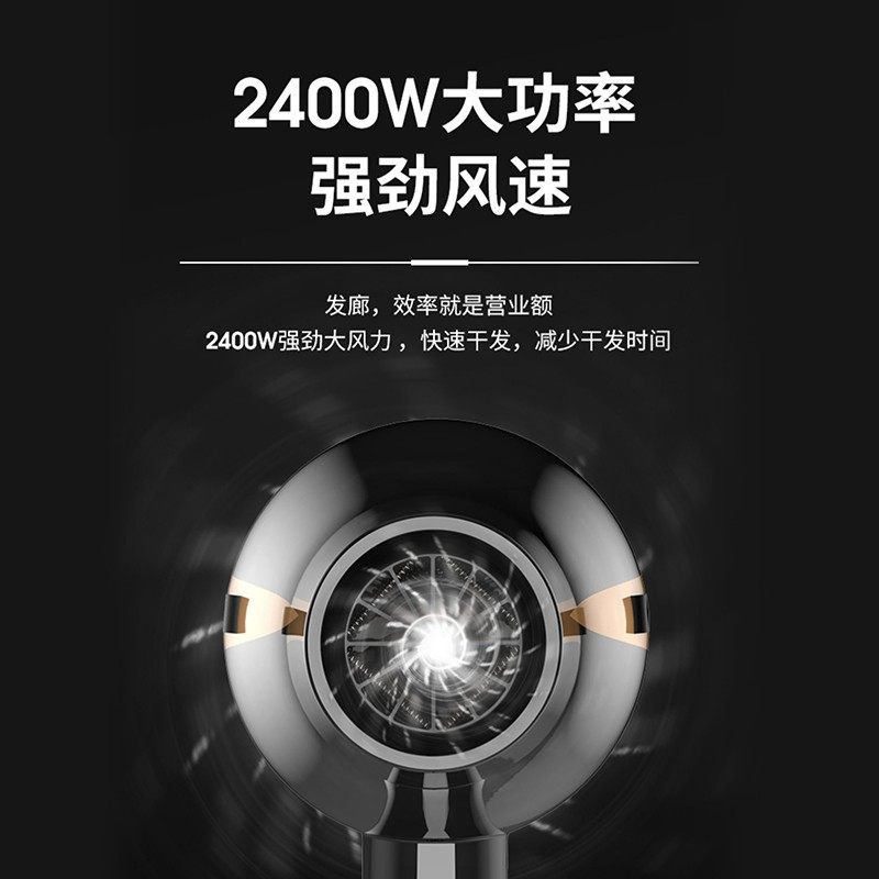 康夫电吹风机大功率理发店发型师专用廊冷热风筒家用静音护发速干