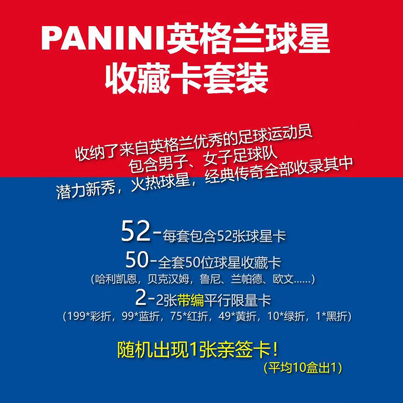 帕尼尼Panini正版英格兰足球卡贝克汉姆 鲁尼 欧文球星亲签卡卡牌 - 图2