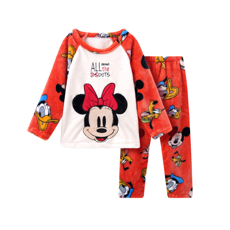 儿童男童睡衣冬季卡通唐老鸭法兰绒小女孩宝宝母女亲子装冬天毛绒,淘宝优惠券,粉丝福利购,淘宝优惠卷