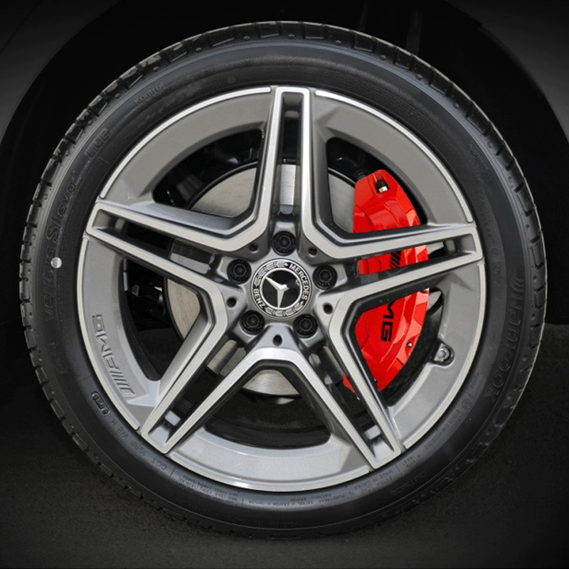 适用于奔驰AMG卡钳贴纸梅赛德斯防水耐高温改装轮毂刹车卡钳贴标