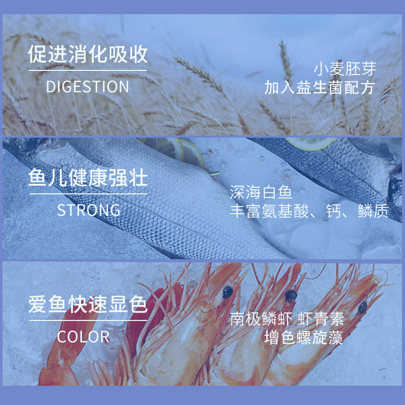 百因美海水鱼饲料海洋观赏鱼下沉型小颗粒鱼粮开口鱼食小丑鱼饲料_虎窝淘