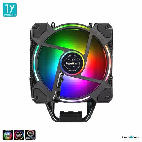 肥猫家の店 TSS-9100 ARGB 6热管双风扇温控静音 台式机CPU散热器 - 图1