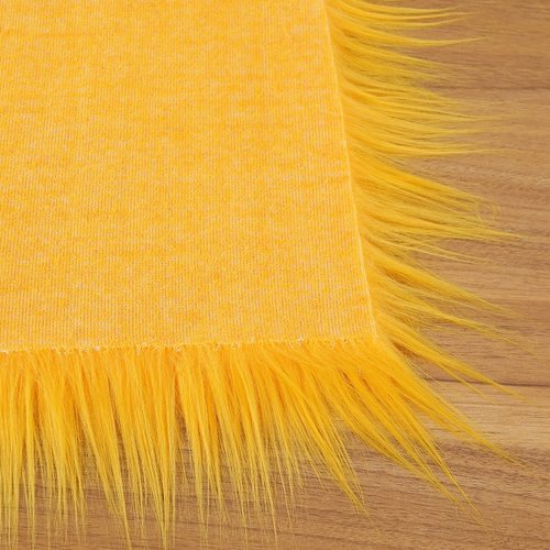 落水毛布料9cm长毛兽装棉花娃娃鬼娃娃炸毛头发手工diy布料 - 图2