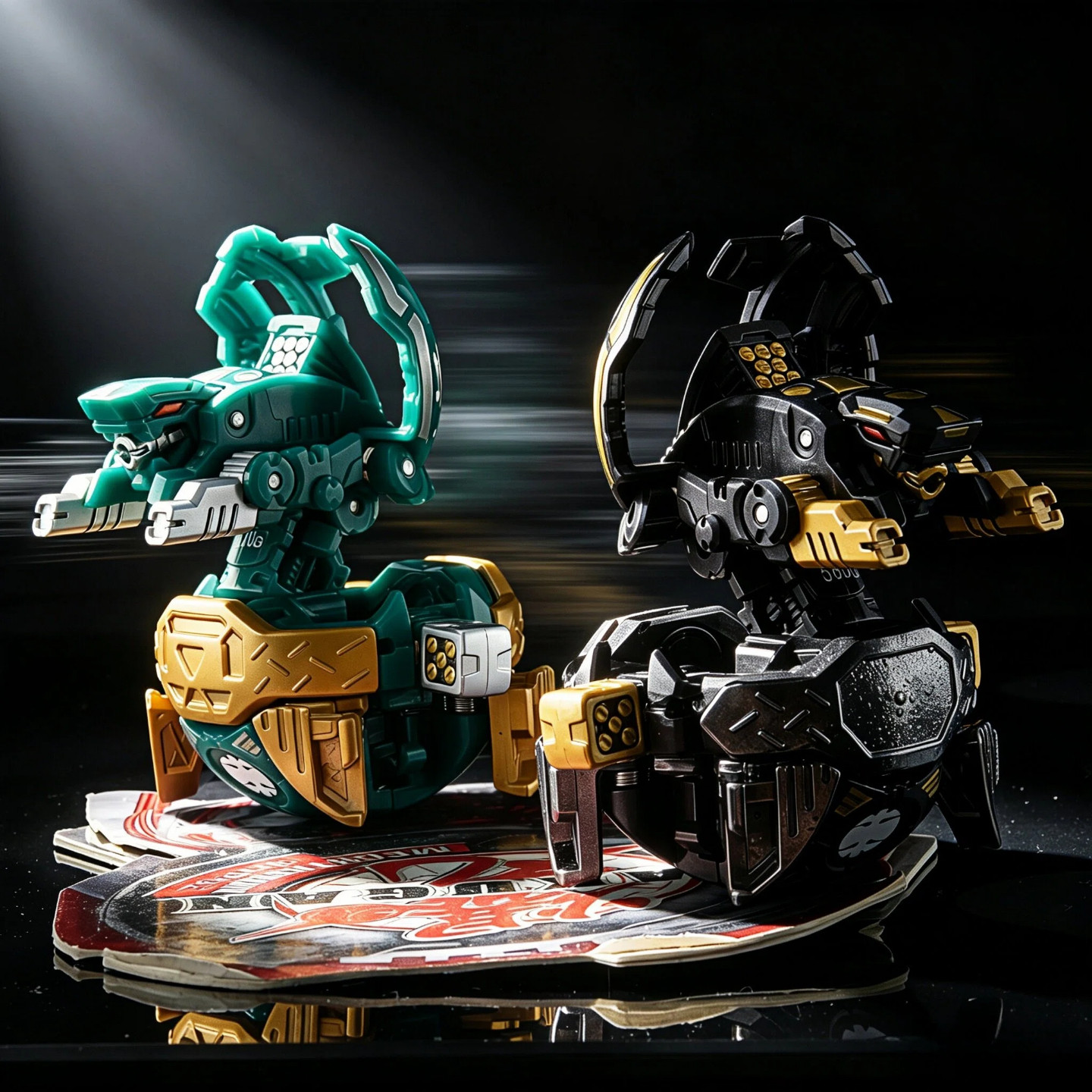 Sega Bakugan Бакуган - японская версия тяжелой бронированной крепости Lion Cannon, Гетерохроматическая слепая коробка, распакованная ограниченным тиражом, старые предметы коллекционирования. Изображение 1
