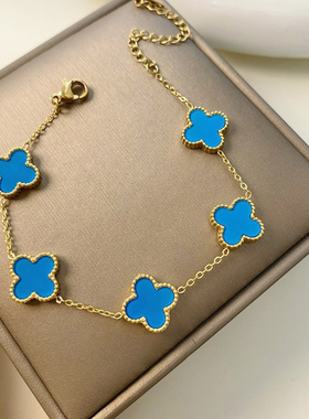 ZY32号复古四叶草轻奢百搭女款手链简约时尚