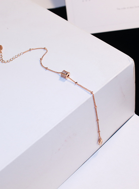 小众韩国冷淡风ins可调节手链