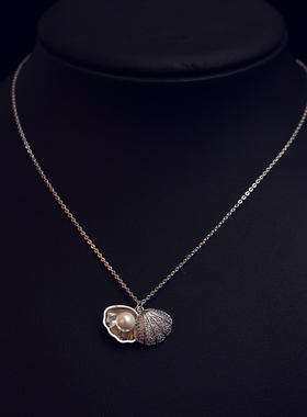 夏季网红韩国流行文艺女珍珠贝壳