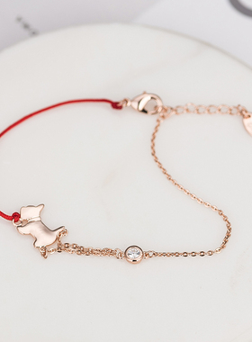 红绳学生手链情侣本命年时尚饰品