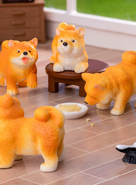 微景观创意可爱小狗摆件