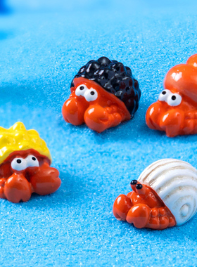 微景观造景小动物摆件可爱螃蟹