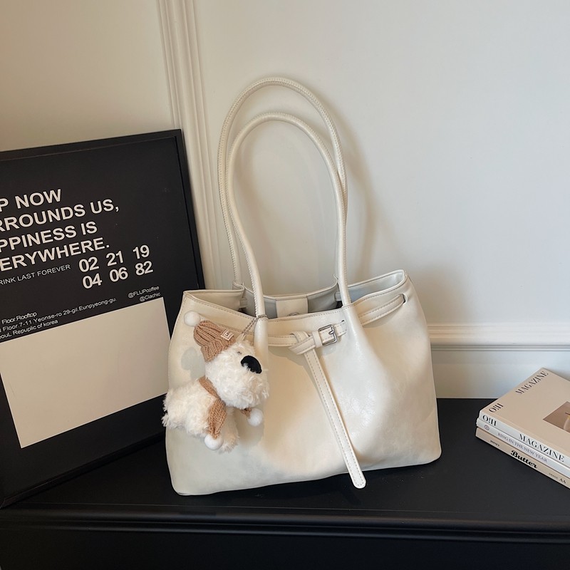 简约风大容量托特包女百搭通勤手提包质感单肩包文艺大包包购物袋,淘宝优惠券,粉丝福利购,淘宝优惠卷