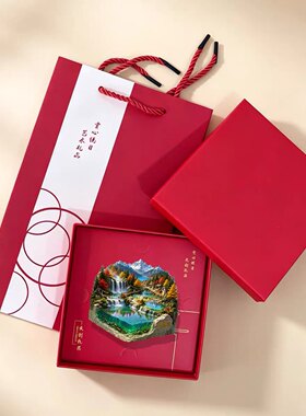 九寨沟文创冰箱贴2026新款立体浮雕磁贴五花海旅游纪念品伴手礼