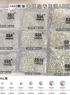 网红爆款大王扇专用AB裸钻