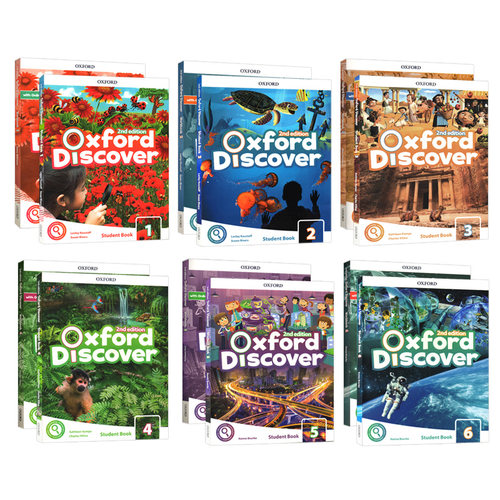 【进口直营】新版牛津少儿英语oxford discover 123456级别第二版书加册全套探索发现科普系列外国语学生教材oxforddiscover现货 - 图0