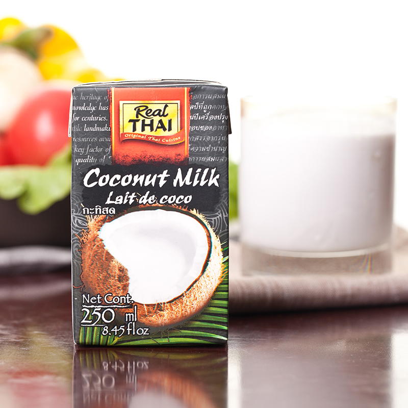 丽尔泰椰浆Real Thai UHT coconut milk 250ml 生椰拿铁原料 - 图0