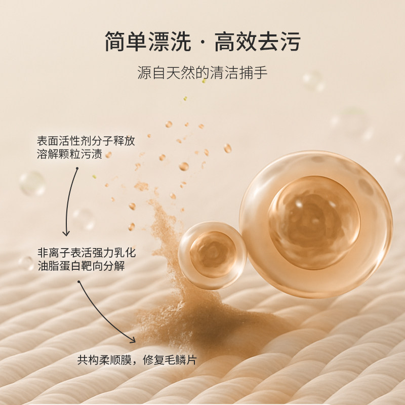 新西兰ecostore无香宝宝洗衣液婴儿新生儿童去污渍无添加洁净1L*2