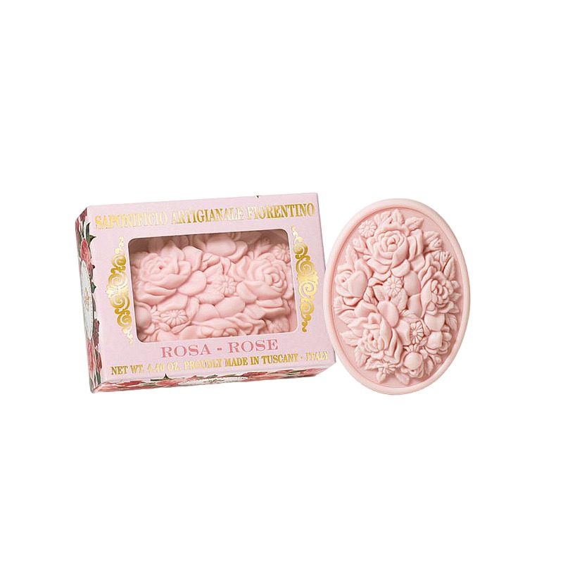 意大利进口菲罗迪诺雍雅玫瑰精美雕花香氛洁面皂沐浴皂伴手礼125g,淘宝优惠券,粉丝福利购,淘宝优惠卷