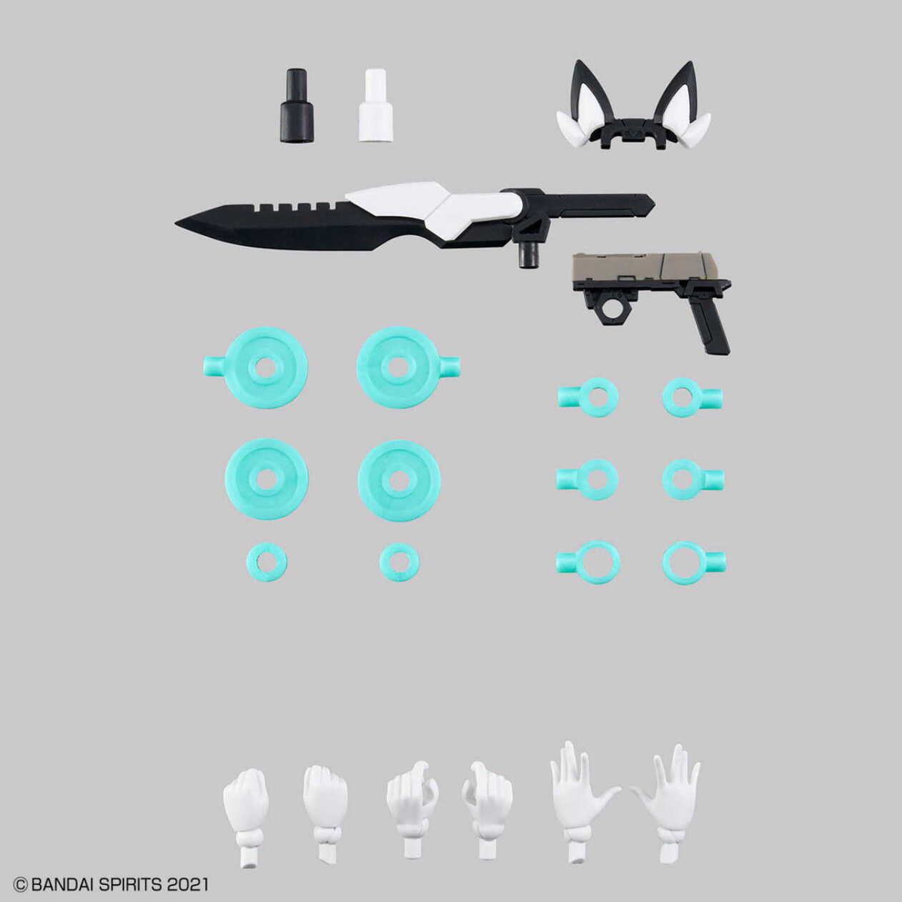 正品现货全新30MS SIS-H00 瑟斯媞 配色C 黑皮 机娘拼装模型 手办 - 图0