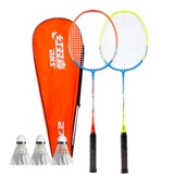 Ракетка для бадминтона, детский комплект подходит для мужчин и женщин, 3 упаковки, семейный стиль