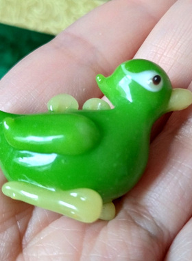 创汇北京老料器琉璃可爱风小动物