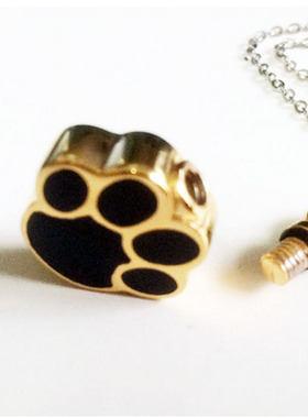 牙齿吊坠项链可打开骨灰盒