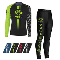 VCAN Taiquan Long Sleeve Suit Quick Dry High Bomb Breathable Autumn Fitness Training Batter fighting training to wear long sleeves