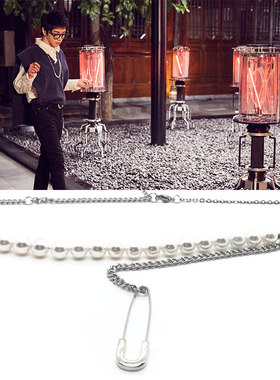 太古里体验店开幕同款贝珠毛衣链