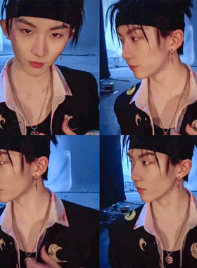 时代少年团马嘉祺同款可戴耳环