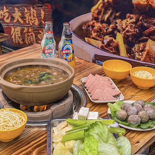 炭炉打边炉锅老式港式砂锅木炭炉商用火锅碳炉红泥炉子羊肉汤火锅 - 图0