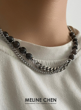 MEIRLINC 原创设计师款雾灰色复古小众高级感潮酷ins情侣百搭嘻哈