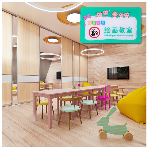 亚克力温馨提示牌请放下手机 多陪伴孩子指示牌校区公共标语牌定 - 图2