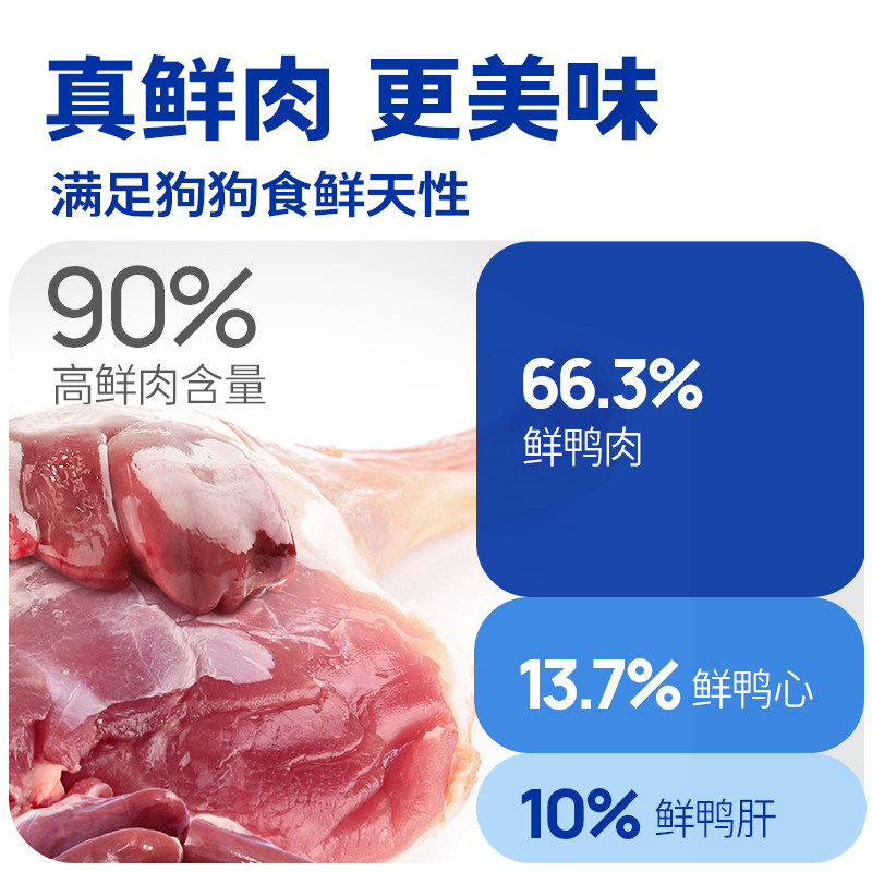 海洋之星低温烘焙橄榄鸭1kg狗粮 海洋之星狗全价风干/烘焙粮